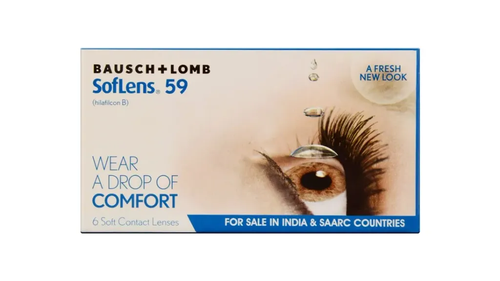 Monthly Disposable Soflens 59 By Bausch and Lomb - 6 lens per Box